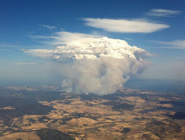 Tasmania fire 010413