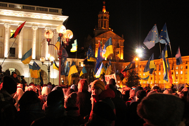 You thought the unrest in Ukraine was all about Russia? Or the West? Try food. (Photo by Yaruslov Kharandiuk/Flickr)