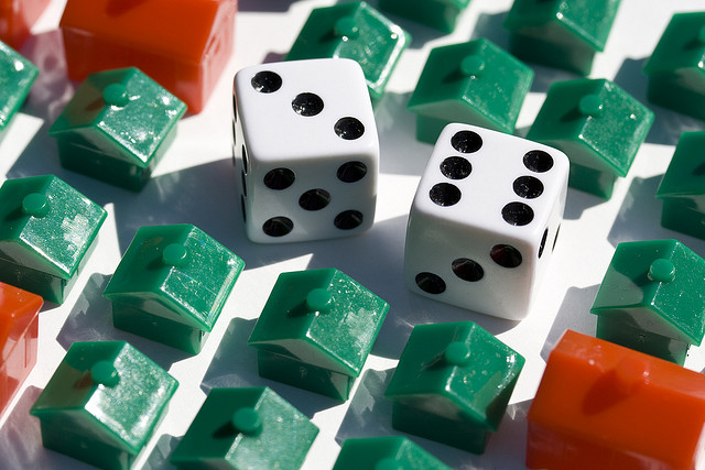 God may not play dice with the universe, but the Masters of the Universe shoot craps with everything. (Photo by WoodleyWonderWorks/Flickr) 