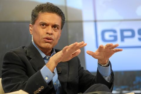 Fareed Zakaria holds forth on CNN. He’s one of the better pundits, but as with them all, the reasoning tends to be more circular and the fables more disconnected from reality. (Wikipedia Photo) 