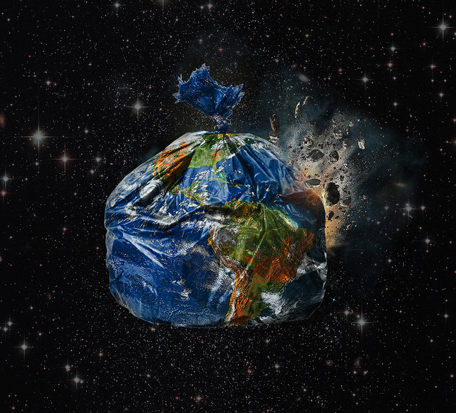 Earth First! Now we’ll trash the other planets. There are other planets, right? (Photo by Gideon Wright/Flickr) 