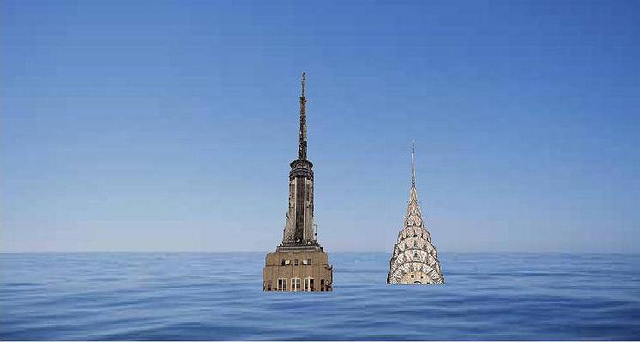 Scientists are increasing their projections of how high sea level is going to rise, and how fast. (Photo by Mike Licht, NotionsCapital.com) 
