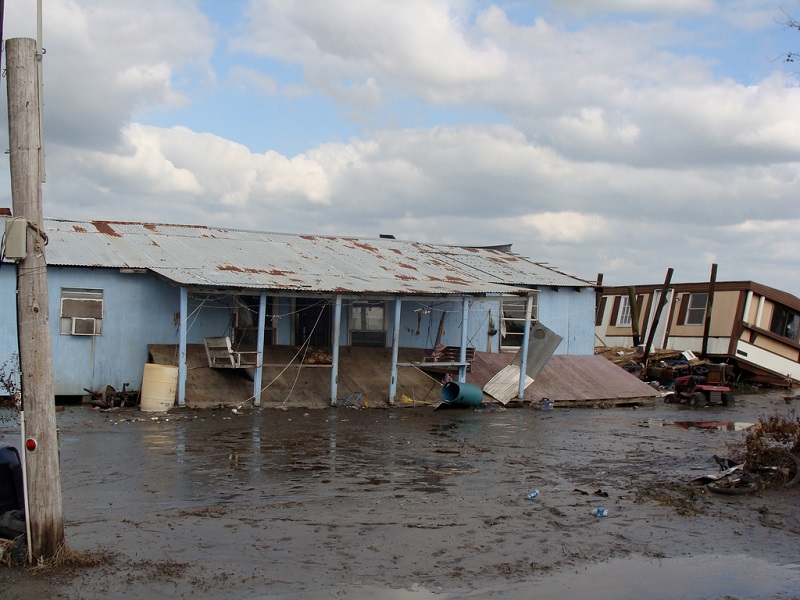 Too close for comfort: rising waters of the Gulf of Mexico are turning the residents of Isle de Jean Charles, LA, into the first U.S. climate refugees. (Photo by Karen Apricot/Flickr) 