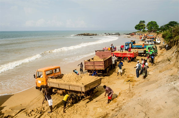 sand mining