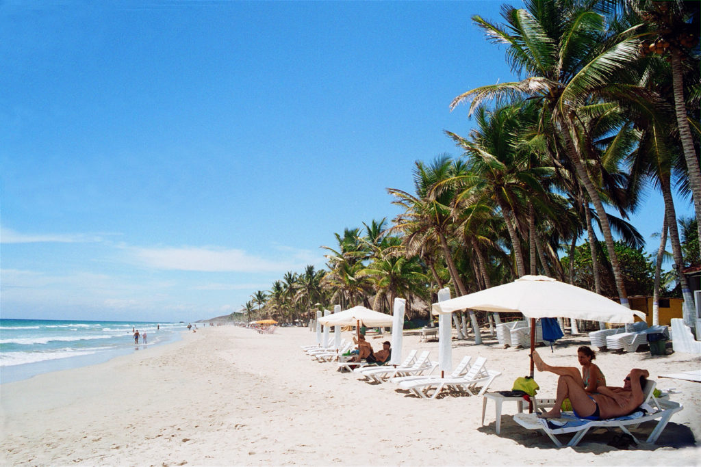 The reason there aren’t many people on the beach on Margarita Island is that it’s hard to enjoy the beach when you have no food or water. But welcome to Venezuela. (Wikipedia Photo) 